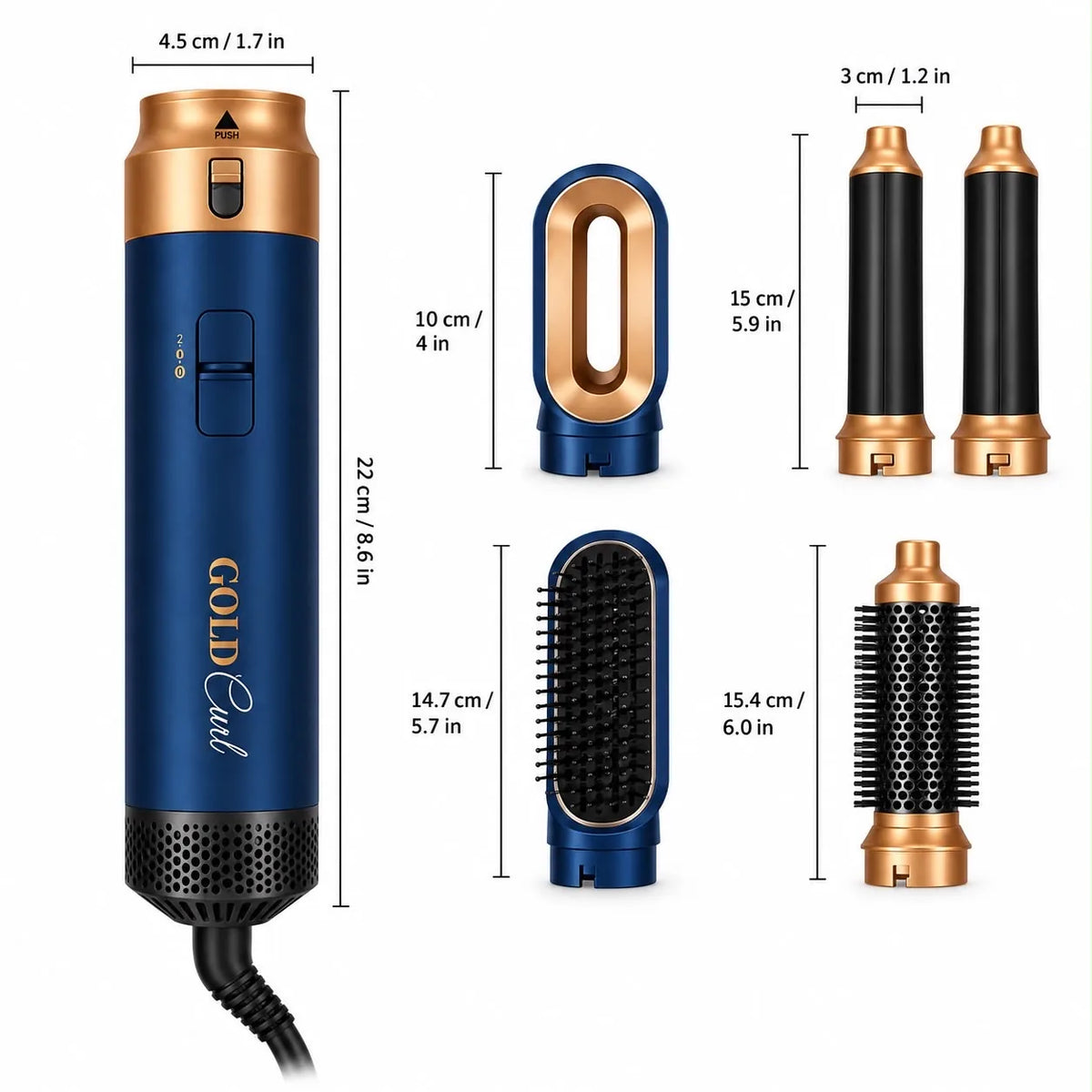 Gold Curl ® 5 en 1